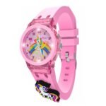 SPIKY Analog Watch for Kids | 3D Cartoon | 7 Multicolor LED Luminous Lights with Silicone Strap | Unisex Best Birthday Gift | Analogue Wrist Watches for Boys & Girls | Age 3-10 yrs