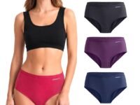 SWAGR 5 Pack Women's High Coverage Super Combed Cotton Hipster Panty Set | Powered by ZincShield Anti-Bacterial Tech | BreatheSoft Fabric | MarkFree Waistband | SOXCO Style HP06