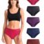 SWAGR 5 Pack Women's High Coverage Super Combed Cotton Hipster Panty Set | Powered by ZincShield Anti-Bacterial Tech | BreatheSoft Fabric | MarkFree Waistband | SOXCO Style HP06