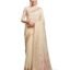 SWORNOF Womens Linen Silk Saree | Saree for Women With Unstitched Blouse | Saree with Blouse Piece | Soft and Skin Friendly