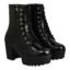 Shoetopia Women & Girls Lace Up Block Heeled Western Boots