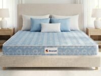 Sleepwell Ortho Mattress | King Size 72x72x8 Inch | Medium Firm Orthopedic Spine Support | Pressure Point Relief | Resitec Foam with VPF | Neem Fresche Anti-Microbial | 10 Years Warranty