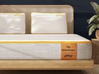 SleepyCat Latex Mattress | 10 Years Warranty | Firm, Orthopedic 8-inch Hybrid Mattress with Pinhole Tech Latex & Memory Foam Layers | 5-Zone Support and Bamboo Cover (Double-78x48x8 Inch)