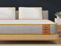 SleepyCat Original Ortho Mattress with AirGen™ Memory Foam | Medium Firm Feel for Balanced Comfort | 8 Inch Bed Mattress | Anti-Bacterial Fabric Cover |10 Years Warranty|(Queen Size,78x60x8 inches)