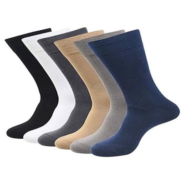 Socks for men full length Men's Cotton - Socks White Pack of 3