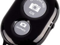 Sounce Shutter Remote Control with Bluetooth Wireless Technology - Create Amazing Photos and Videos Hands-Free - Works with Most Smartphones and Tablets (iOS and Android) (Black)
