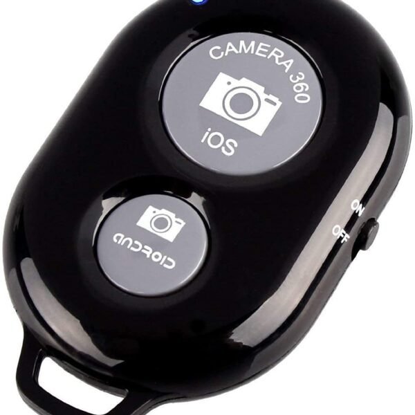 Sounce Shutter Remote Control with Bluetooth Wireless Technology - Create Amazing Photos and Videos Hands-Free - Works with Most Smartphones and Tablets (iOS and Android) (Black)