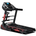 Sparnod Fitness STH-3600 Multifunction Treadmill for Home Use, 4 HP Peak DC Motor, 16 Km/H, Advanced Console with 12 Pre-Set, Massager, Supports 110 Kg User Weight Hydraulic Foldable Inbuilt Speakers