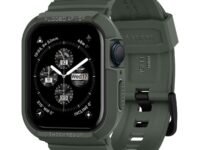 Spigen Rugged Armor Pro Cover Case Compatible with Apple Watch Series 7 (45mm) | Series 6 | SE | Series 5 | Series 4 (44mm) - Military Green
