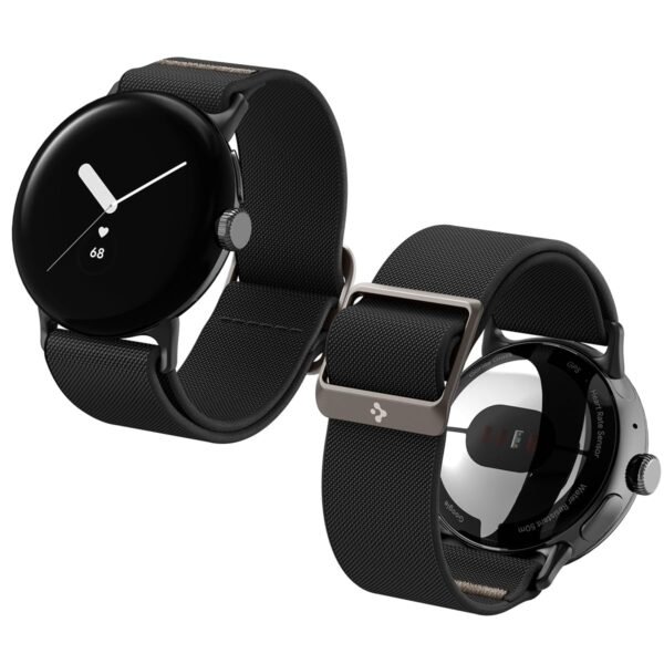 Spigen Strap Band for Google Pixel Watch 4/3/2/1 41mm, Lightweight, Breathable(Lite Fit) - Black