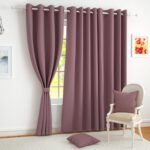 Story@Home 100% True Blackout Window Curtains 5 Feet Set of 1, Burgundy