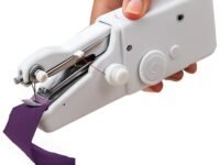 TEKCOOL Handy Stitch Mini Hand Sewing Machine | Portable Stapler-Style Silai Machine for Quick Repairs, Home Tailoring & Emergency Stitching | Lightweight Handheld Sewing Tool (Handy Stitch)