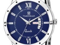 TIMEWEAR Analog Day Date Functioning Stainless Steel Chain Watch for Men