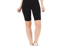 TRASA Women's Cotton Fashion Biker Workout Cycling Shorts, Avialable Sizes: S,M,L,XL,2XL,3XL