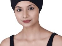The Headscarves Women Silky Soft Bamboo Viscose Sleep Cap for Hair Loss Chemo Headwear Skull Cap Free Size (Multicolor) (HS3_Multicolor)