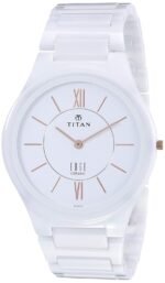 Titan Edge Ceramic Analog White Dial Men's Watch NM1696QC04/NN1696QC04/NP1696QC04