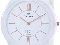 Titan Edge Ceramic Analog White Dial Men's Watch NM1696QC04/NN1696QC04/NP1696QC04