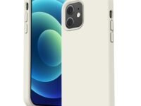 Tobfit Silicone Phone Case Compatible with iPhone 12, Soft Protective Smart Phone Back Cover for Women Men, Durable Anti-Scratch Shockproof Phone Cover for iPhone 12 Case 6.1 Inch(White)