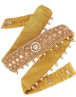 VAMA Fashions Traditional embroidery cloth Saree Waist Belt stretchable Kamarpatta kamarband for Women (zardosi belt for saree)