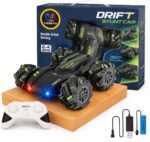 VEBETO Remote Control Drift Stunt Car Toy | 1 Year Warranty | 4x4 RC Car for Kids & Adult | High Speed Racing Car | Omni-Directional Wheels | 360° Rotation | Double Sided Driving | RGB Lights Music