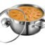 Vinod Stainless Steel Bremen Saucepot with Glass Lid- Diameter 20 cm, Capacity 3 Litre (Induction and Gas Stove Friendly), 2 Years Warranty, Silver