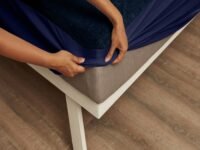 Wakefit Water Proof Terry Cotton Feel Mattress Protector | Blue | Machine Washable | Super Soft | Fits Mattress Upto 10 inches