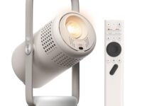 XGIMI Vibe One 1080p Full HD Projector, Official Netflix & Google TV, Supports 4k Ultra HD, Built-in Battery (1.2 Hrs Playtime), 250 ISO Lumens(320 ANSI), 2×3W JBL Speakers, Auto Keystone & Auto Focus