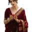 Yashika Women's Banarasi Kanjivaram Cotton Silk Saree With Unstitched Blouse Material