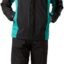 ZEEL Rain Coat for Men Waterproof for Bike Riders with Adjustable Hood Along with Inner Pockets,Waterproof Raincoat with Polyester Jacket,Pants and Waterproof Drawstring Bag,AZ05 Black-Green XL