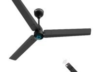 atomberg Renesa 1200mm BLDC Ceiling Fan with Remote Control | BEE 5 star Rated Energy Efficient Ceiling Fan | High Air Delivery with LED Indicators | 3 Year Warranty (Midnight Black)
