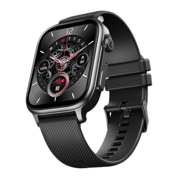 boAt New Launch Storm Infinity Max, 20 Days Maximum Battery, Biggest Battery Capacity Ever! 2.01" (5.1cm) Display, Functional Crown, AI Nudges, BT Calling, Smart Watch for Men & Women (Active Black)