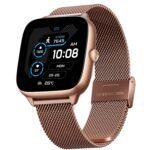 boAt Storm Verge, 1.72" (4.4 cm) Unisex Design, AuraVue Display with 20% Higher Brightness, Premium Metal Body, 80+ Sports Mode, Bluetooth Calling, Smart Watch for Men & Women (Rose Gold)