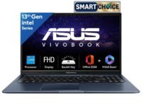 ASUS Vivobook 15,13th Gen,Intel Core i5-13420H(Intel UHD iGPU/16GB RAM/1TB SSD/FHD/15.6"/60Hz/Backlit Keyboard/Windows 11/M365 Basic (1Year)*/Office Home 2024/Quiet Blue/1.70 kg) X1502VA-BQ1297WS