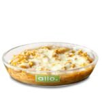 Allo Borosilicate Oval Glass Baking Dish, Baking Tray, Oven and Microwave Safe, 1600ml, Transparent