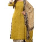 Amayra Women's Pure Cotton Straight Kurta Set with Palazzo Pants & Dupatta|Ethnic wear|Kurti Suit Set for Women