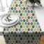 Amazon Brand - Umi Coloured Polka Printed Poly Cotton 4 Seater Table Runner & Bed Ruuner (13 x 60 Inches)