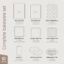 BAKKEN 10-Piece Kitchen Baking Pan Set - Commercial Grade Carbon Steel Bakeware, With Nonstick Coating, Stackable and Space-saving Design, PFOA, PFOS, PTFE Free, Oven Safe Tray (Up To 450°F), Brown