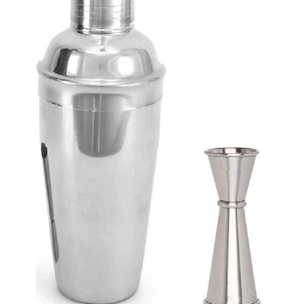 Dynore Stainless Steel Delux Cocktail Shaker 750 ml with Japanese Peg Measure 30/60