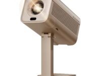 E GATE Atom 4X+ Power-Bank Compatible Type-C Fully Automatic Projector 4k Ultra HD | Brightest 400 ISO (14000 Lumens) | Native 1080p | Netflix, Prime, Live TV (100+ Free Channels) | USB-HDMI ARC EGate
