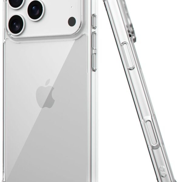 EGOTUDE for iPhone 18 Pro Max & iPhone 17 Pro Max Case, Shockproof Hard Back Anti-Scratch Clear Transparent Cover