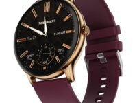 Fire-Boltt Phoenix Pro Round Smart Watch 1.39" HD Display with Bluetooth Calling, AI Voice Assistant, SpO2 & Heart Rate Monitor, 120+ Sports Modes, IP67 Waterproof Smartwatch for Men & Women - Brown