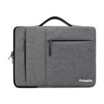 Futopia Laptop Sleeve Bag 15.6–16 Inch with Handle, Padded Interior, Water Resistant Case & Shockproof Protective Cover, Compatible for Laptop & Notebook for Office, College & Travel (Gray)