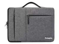 Futopia Laptop Sleeve Bag 15.6–16 Inch with Handle, Padded Interior, Water Resistant Case & Shockproof Protective Cover, Compatible for Laptop & Notebook for Office, College & Travel (Gray)