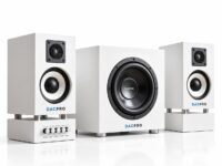Gandharva Series 2.1 Bluetooth Bookshelf Speakers, Premium Wood Cabinet, 240W RMS, 35Hz-20kHz, 2.1 Channel, 5.25" Woofers + 8" Subwoofer || Arctic Satin White Finish (Arctic Satin White)
