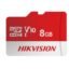 HIKVISION Extreme 8GB microSDXC Memory Card Class 10, V30 | 20MB/s Read, 10MB/s Write Speed | Compitable with Smartphones, Camera, CCTV | Drop Protection | Memory Card | 3 Yrs Warranty.
