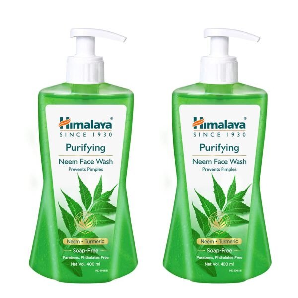 Himalaya Purifying Neem Face Wash 400ML (pack of 2)