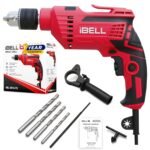 IBELL Impact Drill ID13-75 | 650W | 13mm Chuck | 2800 RPM | Copper Armature | 2-Mode Hammer & Drill | 12 Variable Speed Settings | Forward/Reverse | Variable Speed | Lock-On Button | 24-Month Warranty