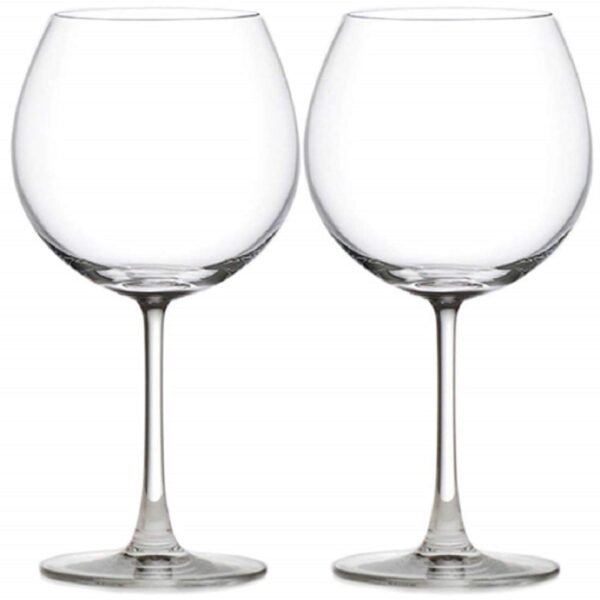 Italian Premium Crystal Wine Balloon Glasses - 650 ml Large Modern Kitchen Cocktail Glassware Set - Unique Stemmed Tall Coupe Drinkware - Set of 2 (650 ml, 6)