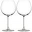 Italian Premium Crystal Wine Balloon Glasses - 650 ml Large Modern Kitchen Cocktail Glassware Set - Unique Stemmed Tall Coupe Drinkware - Set of 2 (650 ml, 6)