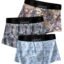 JARVO Men's Extra Thin Elastic Underwear Long Comfortable Ice Silk Breathable Comfort Brief-Boxer-Trunks Imported Material (Pack of -3)